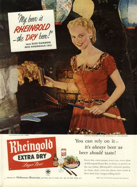 beer in ads 4190 miss rheingold 1951 grills outdoors brookston beer