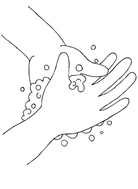 learn  wash  hand coloring page coloring sky