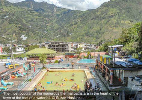 baños ecuador hot springs waterfalls and miracle cures