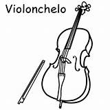 Violonchelo Violonchelos Niños Imgmax Violoncel Contrabaix sketch template