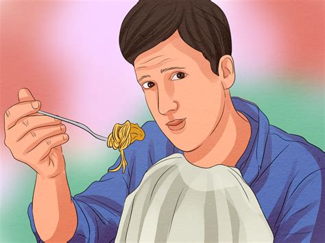 eat pasta  steps  pictures wikihow