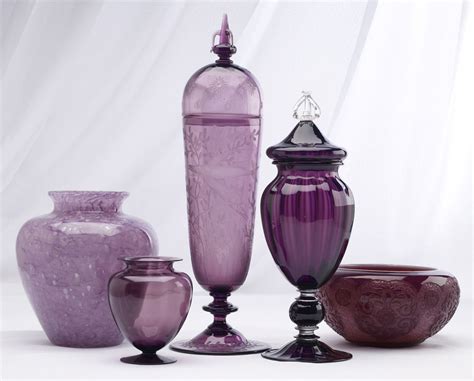 Vintage Steuben Love The Purples Purple Glass Steuben Glass