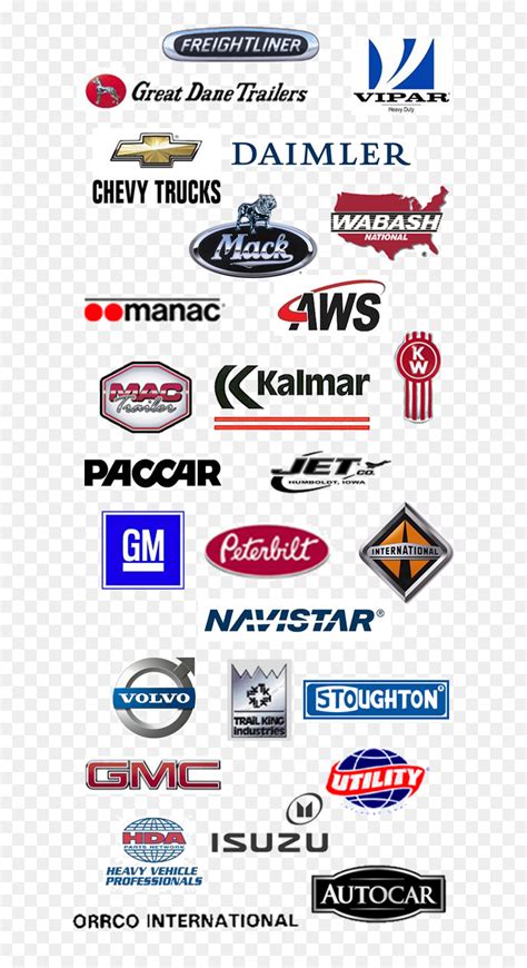 american truck company logo designs logo semi truck brands hd png  vhv