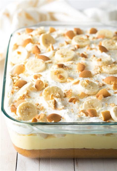 layered banana pudding cake  spicy perspective