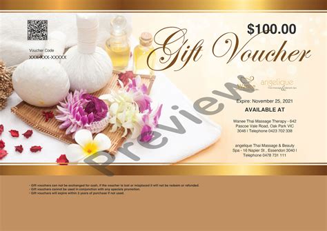 wanee thai massage t voucher wanee thai massage therapy