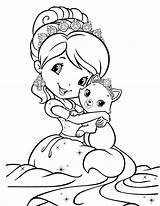 Charlotte Coloring Pages Getcolorings Shortcake Strawberry sketch template