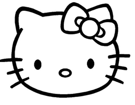 kitty face coloring pages template coloring clipart