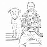 Gosling Ryan Book Colouring Omg Spend Craft Could If Just sketch template
