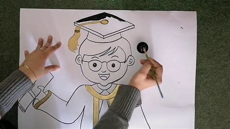 drawing   graduate student easy drawing   cute boy youtube