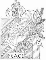 Coloring Pages Joy Adult Peace Christmas Gift Pdf Color Adults Favecrafts Intricate Printable Downloads Print Book Spring Books Holiday Getcolorings sketch template