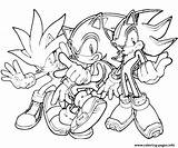 Sonic Team Coloring Pages Printable Print Color sketch template