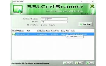 Network SSL Certificate Scanner screenshot #4