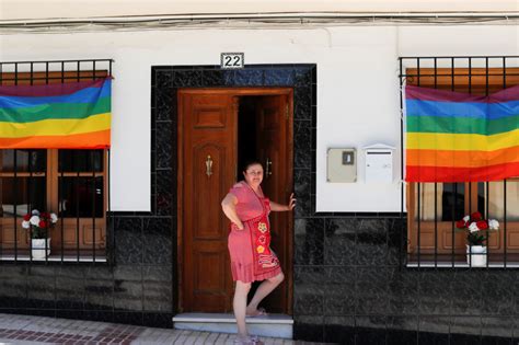 Spanish Village Makes Its Own Rainbow After Council S Gay