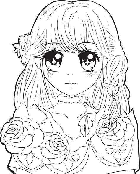 discover  kawaii anime coloring pages latest incoedocomvn