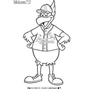 fredbird colouring pages