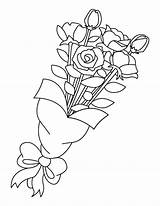 Coloring Bouquet Rose Pages Roses Printable Etsy Kids Flowers Colouring Print Favorites Sold sketch template