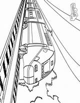 Coloring Train Pages Subway Big Printable Color Kids Speed Railway High Cliparts Print Freight Sheet Thermometer Gof Source Goal Collections sketch template
