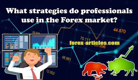 strategies  professionals    forex market forex articles