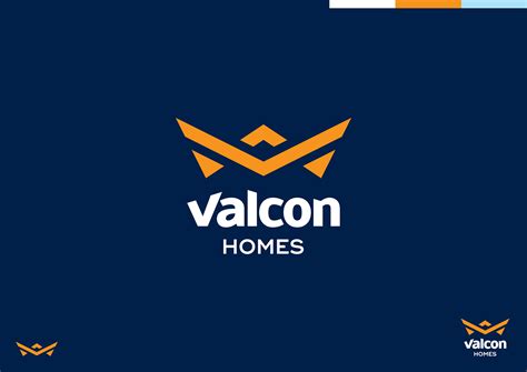 valcon homes logo identity  behance