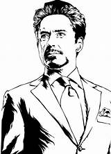 Stark Tony Ironman Coloring Iron Man Sketch Behance Tower Marvel Pages Avengers Drawings Process Dalida Template Choose Board sketch template