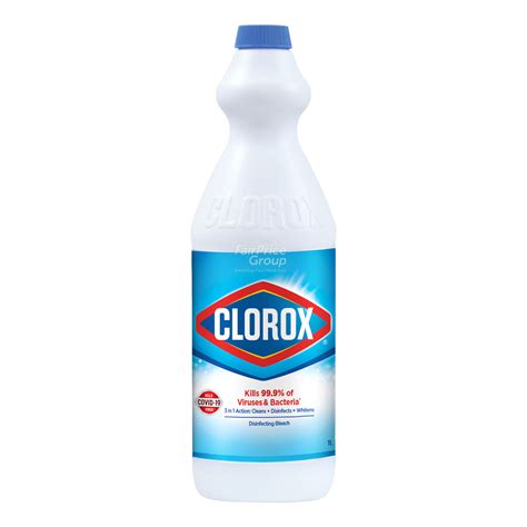 clorox triple action bleach original ntuc fairprice