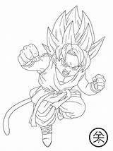 Goku Coloring Gt Kid Pages Ssj Ssj4 Dbz Super Jp7 Lineart Dragon Ball Print Sayan Turn Into When Deviantart Popular sketch template