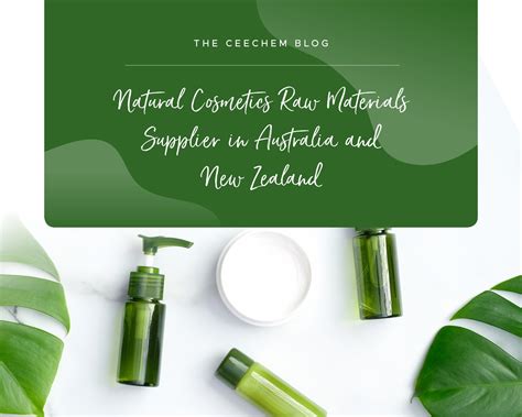 natural cosmetics raw materials supplier  australia   zealand