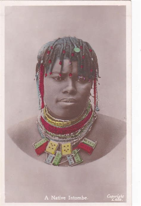 Rp A Native Intombe Girl South Africa 10 30s Africa