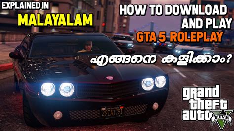 How To Download Gta 5 Fivem Roleplay Explained Malayalam Mallu Rp