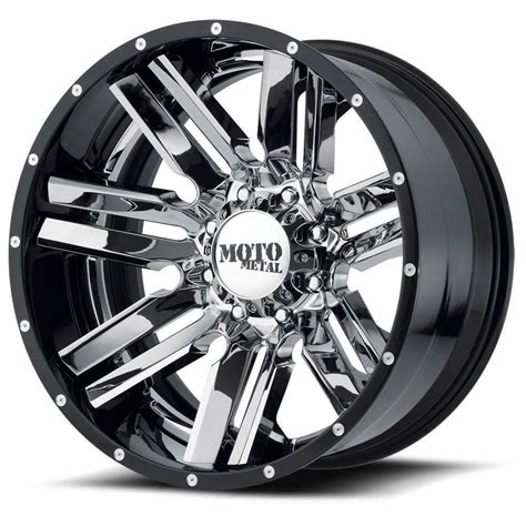 moto metal mo   chrome black wheels rims set wheels