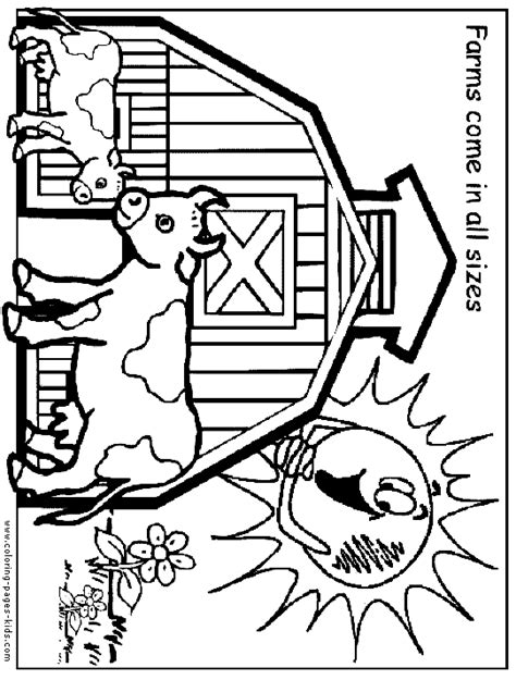 popular images farm coloring pages