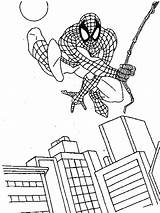 Coloring Marvel Pages Color Kids Man Spiderman Spider sketch template