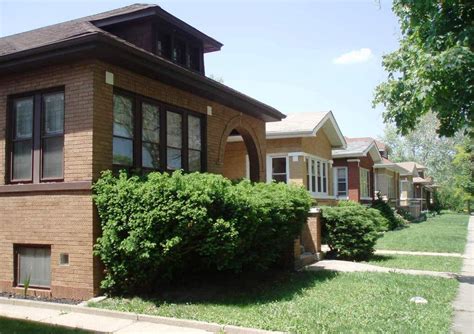 Chicago Il Chicago Bungalows In Albany Park On The