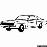 Coloring Dodge Charger Pages Color Thecolor 1969 Challenger Chargers Car Online Cars Race Others Today sketch template
