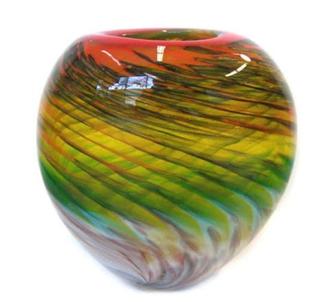 Multi Colored Glass Vases 6 At In Seven Colors