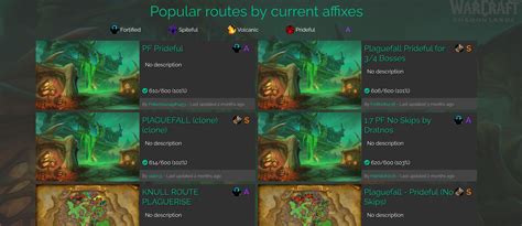 extremely  mythic route creation  browsing website news icy veins