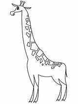 Animals Giraffe Coloring Pages Advertisement Book sketch template