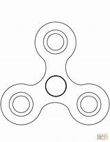 Spinner Coloring Fidget Pages Printable sketch template
