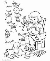 Christmas Coloring Pages Vintage Ornament Printable Ornaments Activity Sheets Angels Colouring Tree Clipart Printables Crazy Color Print Angel Holiday Library sketch template