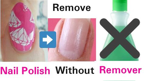 ways  remove nail polish  nail polish remover youtube