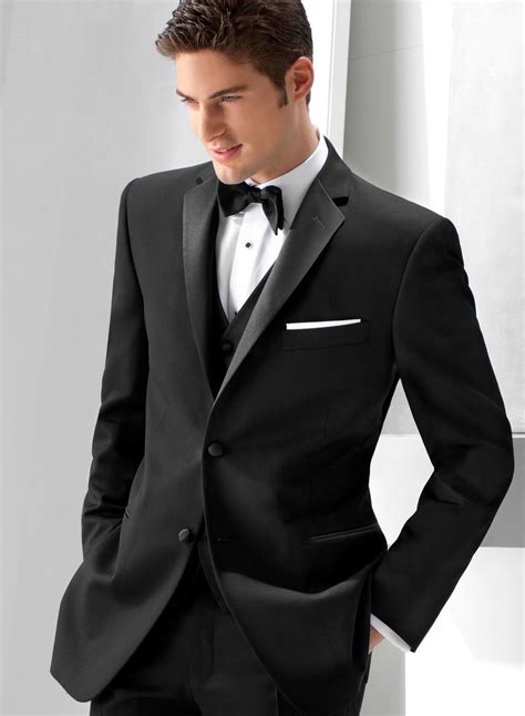 black slim fit tuxedo jacket louies tux shop
