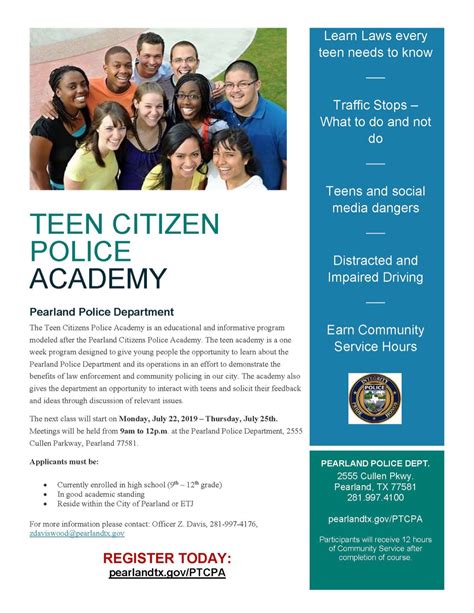 teen citizen police academy