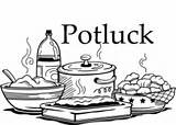 Potluck Clipart Picnic Spring African American Clip Dinner Lunch Cliparts Library Community Clipground sketch template