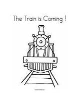 Coloring Train Coming sketch template