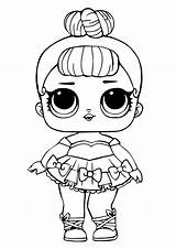 Lol Coloring Doll Dolls Pages Surprise Print Baby Printable Glitter Unicorn Size sketch template