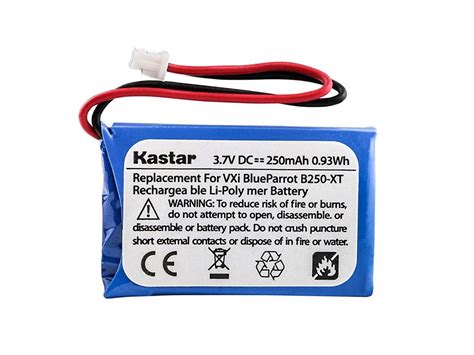 ultralast rechargeable replacement battery  vxi blue parrott   fits blueparrott
