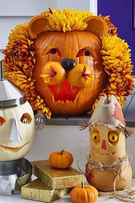 beautiful pumpkin carving ideas      scary