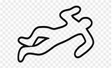 Dead Body Clipart Outline Transparent Clipground sketch template