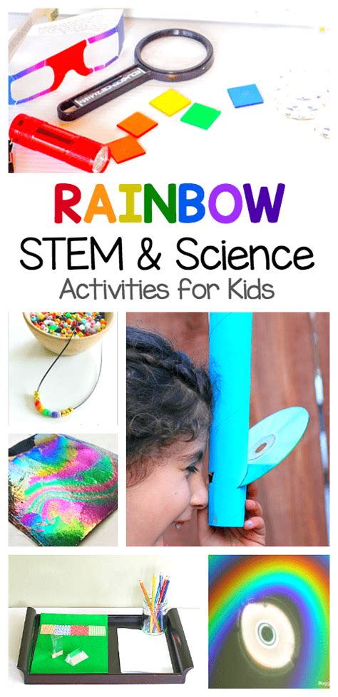 rainbow science activities  kids buggy  buddy