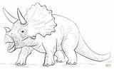 Coloring Pages Triceratop Triceratops Dinosaur Printable Dinosaurs Color Drawing Draw Supercoloring Jurassic Park Print Colouring Tutorials Coloringpagesonly Kids Choose Board sketch template